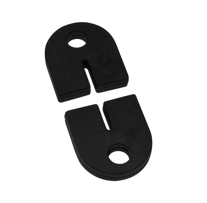 Klemrubbers voor glasklem MOD 28 - 6 mm (set van 2 stuks) - per stuk afbeelding