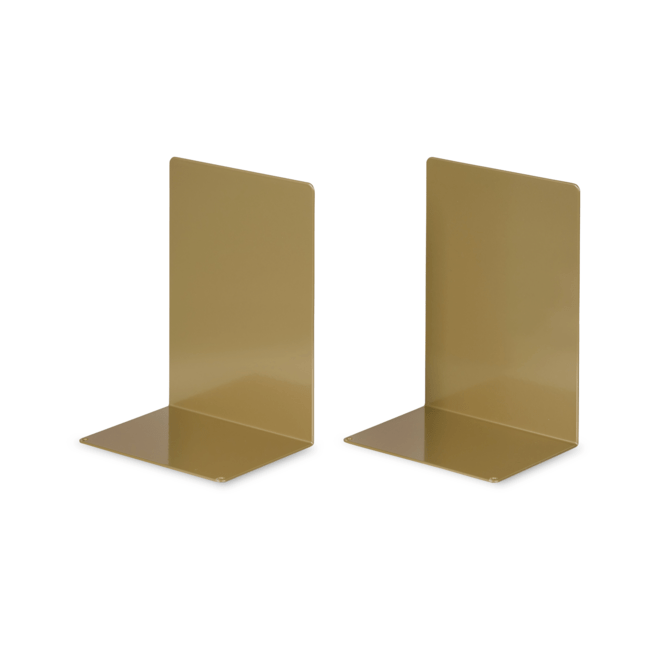 LIROdesign Boekensteun Goud (set van 2 stuks) - per stuk afbeelding