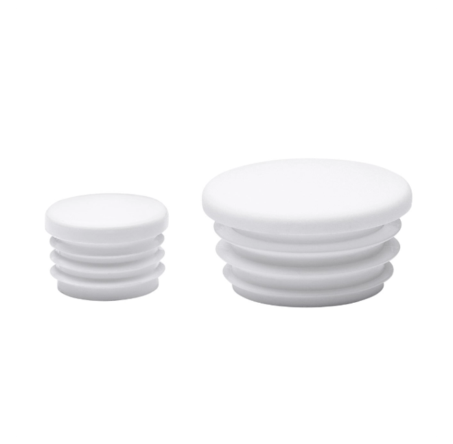 Inslagdop wit voor buis Ø25 mm (set van 2 stuks) - per stuk afbeelding