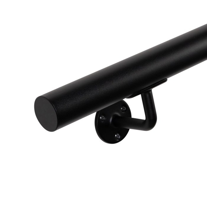 Ronde trapleuning zwart Ø42,4 mm - per meter afbeelding