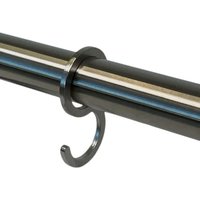 RVS garderobehaak voor buis Ø32