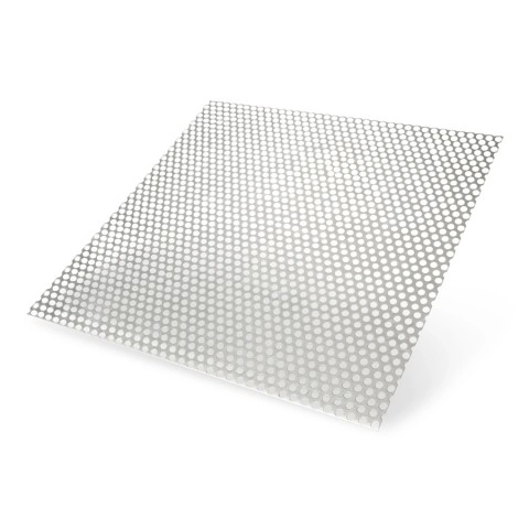 Aluminium geperforeerde plaat rond 5 x steek 8 x dikte 1,5 mm