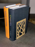 LIROdesign Boekensteun Goud - Design (set van 2 stuks)